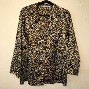 {Victoria’s Secret} Small Leopard Print PJ Set